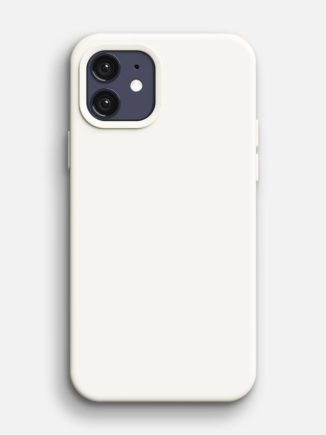 Silicone Case - iPhone 12 (Pearl White)