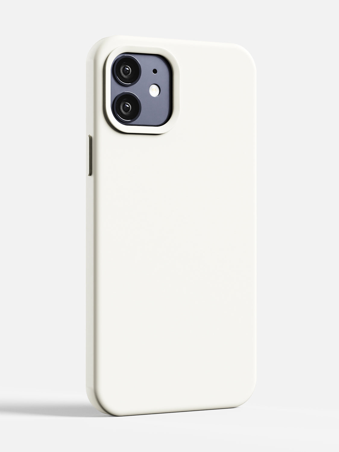 Silicone Case - iPhone 12 (Pearl White)