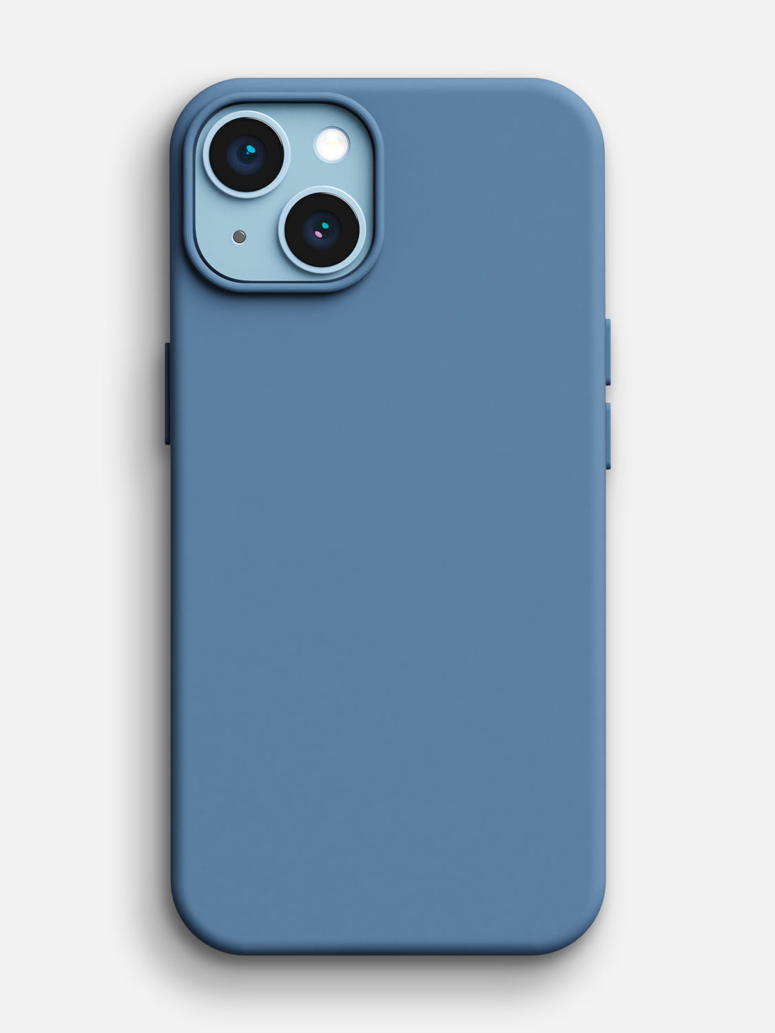 Silicone Case - iPhone 14 (Steel Blue)