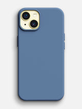 Silicone Case - iPhone 15 (Steel Blue)