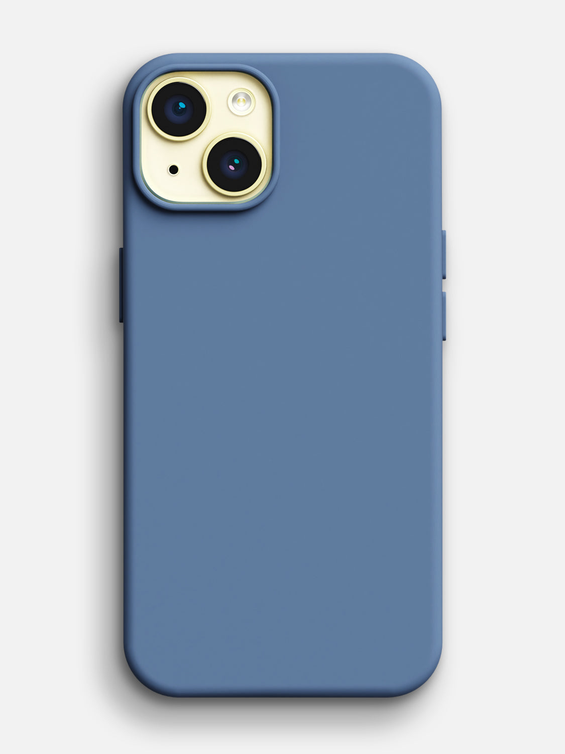 Silicone Case - iPhone 15 (Steel Blue)