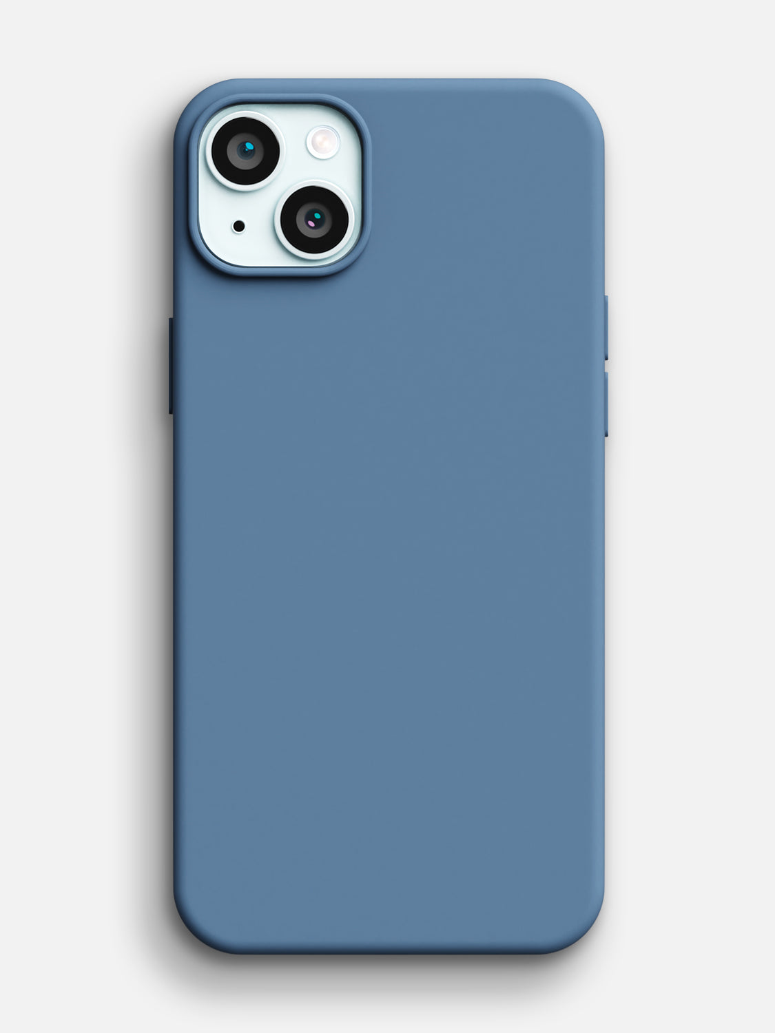 Silicone Case - iPhone 15 Plus (Steel Blue)