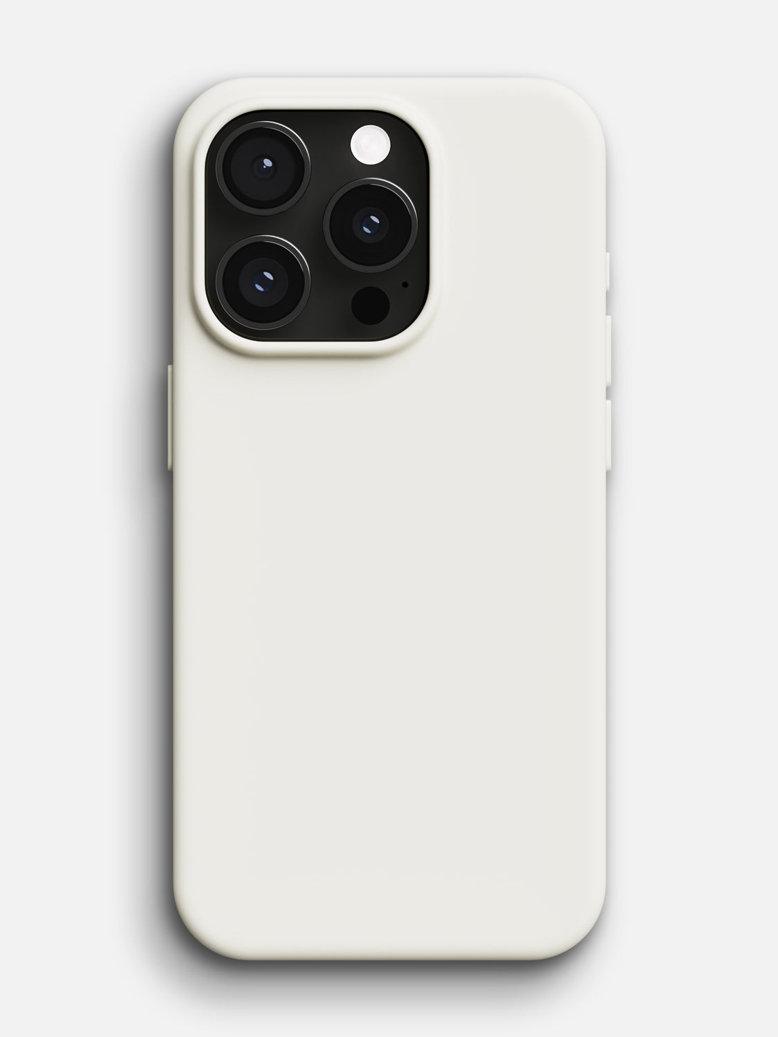 Silicone Case - iPhone 15 Pro (Pearl White)