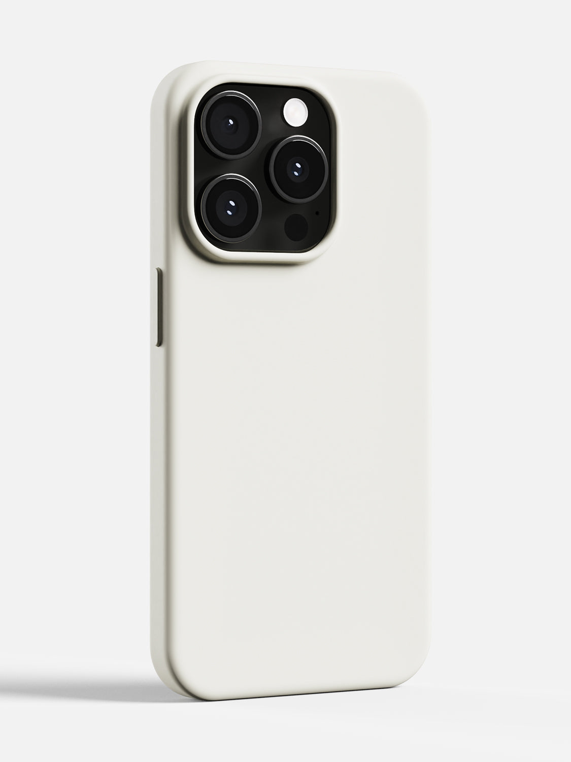Silicone Case - iPhone 15 Pro (Pearl White)