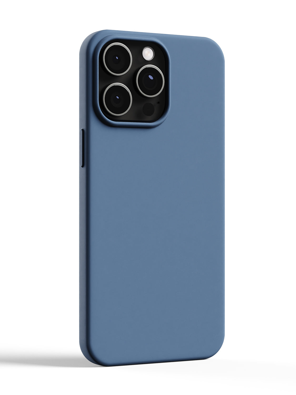 Silicone Case - iPhone 15 Pro Max (Steel Blue)