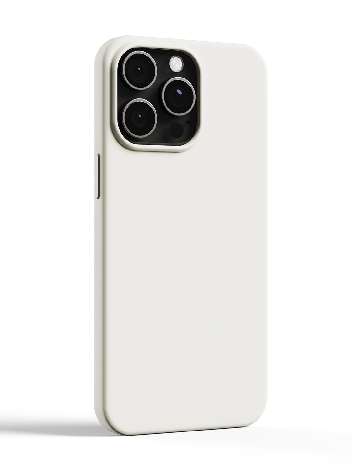 Silicone Case - iPhone 15 Pro Max (Pearl White)
