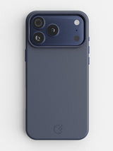 Leather Case for iPhone 17 Pro Max in Blue - rear view