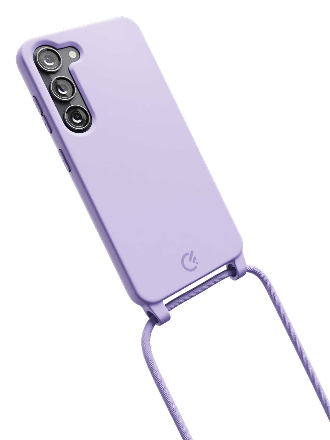 Silicon Crossbody Sling Case - Galaxy S23 (Lilac - Rope)