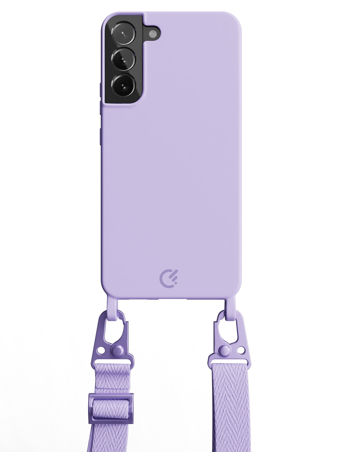 Silicon Crossbody Sling Case - Galaxy S22 Plus (Lilac - Lanyard)