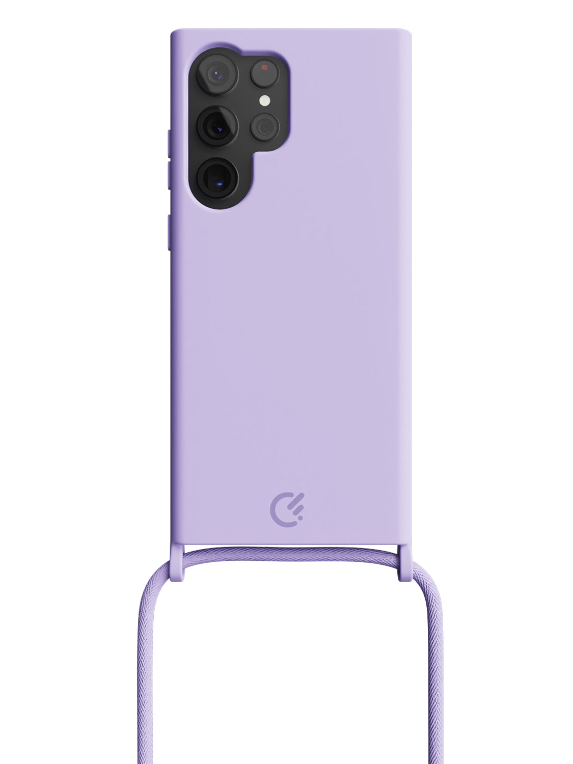 Silicon Crossbody Sling Case - Galaxy S22 Ultra (Lilac - Rope)
