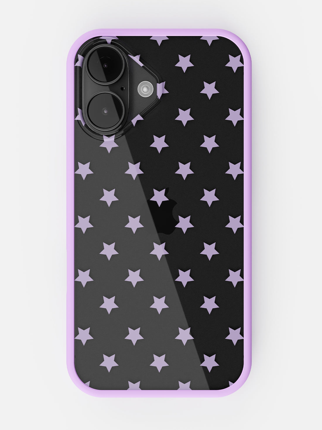Starfield Printed Clear Case - iPhone 16 (Lilac)