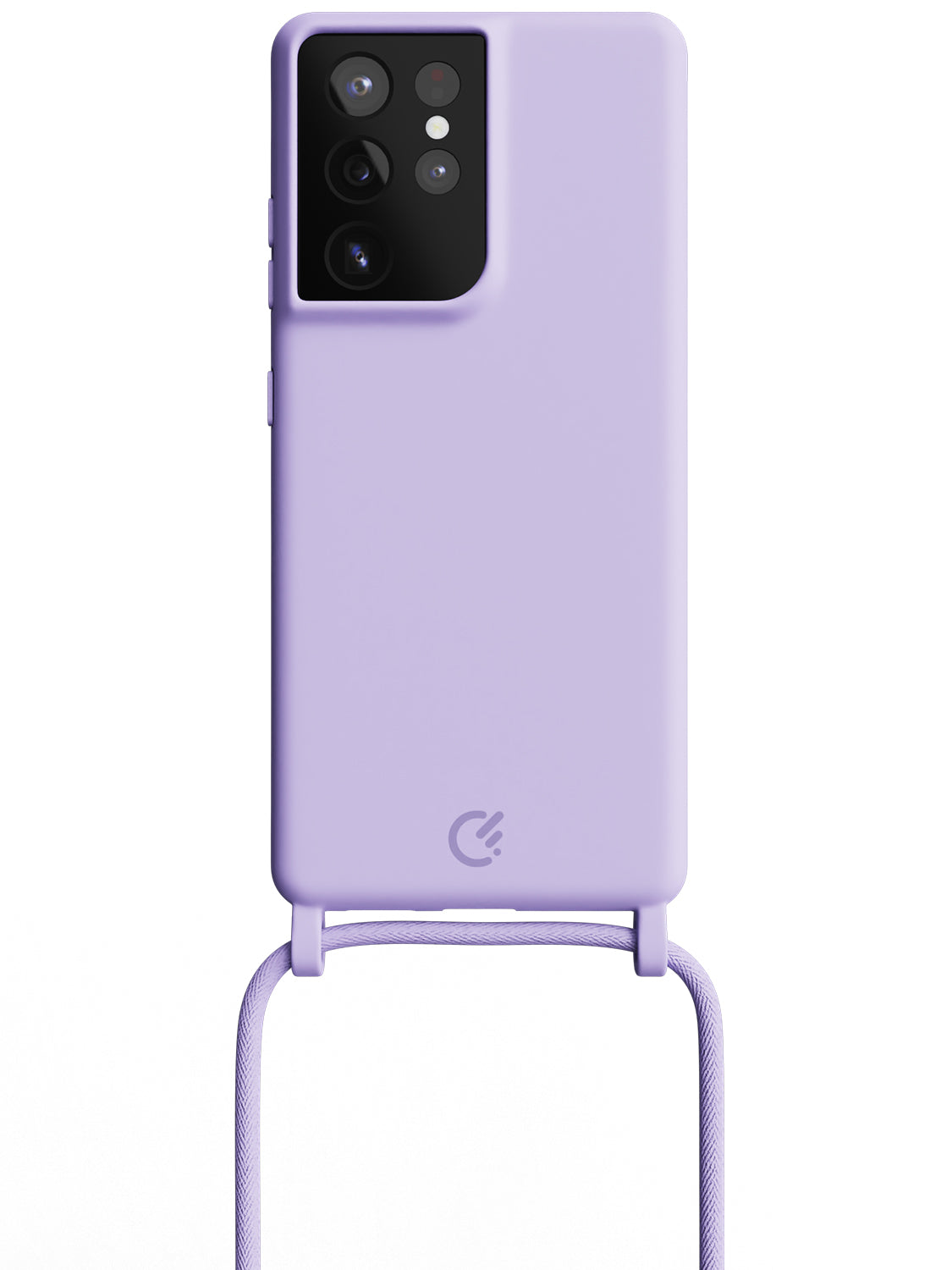 Silicon Crossbody Sling Case - Galaxy S21 Ultra (Lilac - Rope)