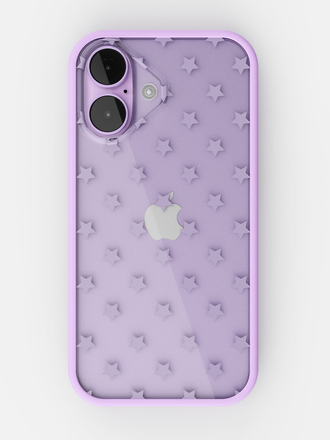 Starfield Printed Clear Case - iPhone 17 (Lilac)
