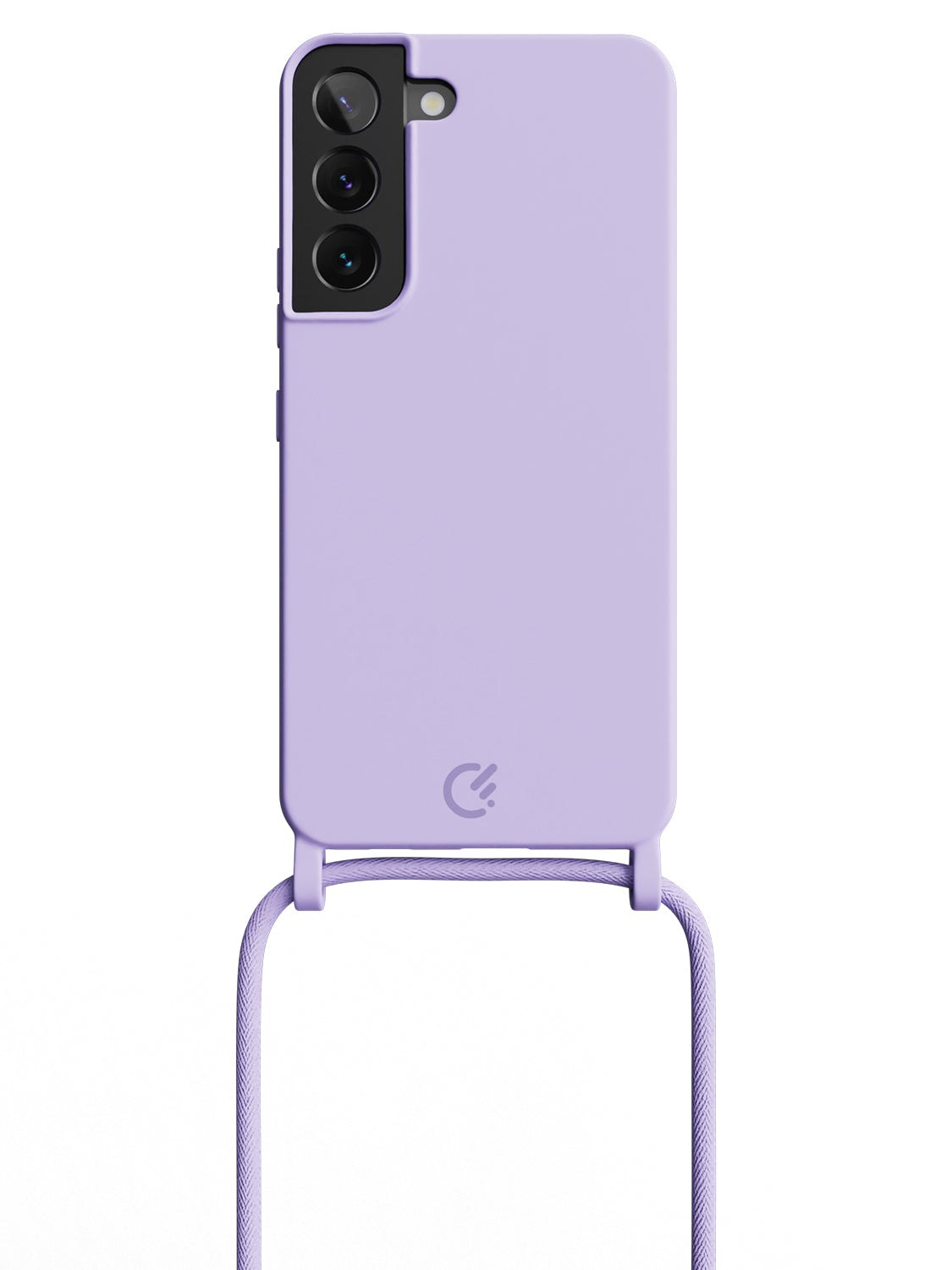 Silicon Crossbody Sling Case - Galaxy S22 (Lilac - Rope)