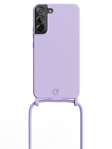 Silicon Crossbody Sling Case - Galaxy S22 Plus (Lilac - Rope)