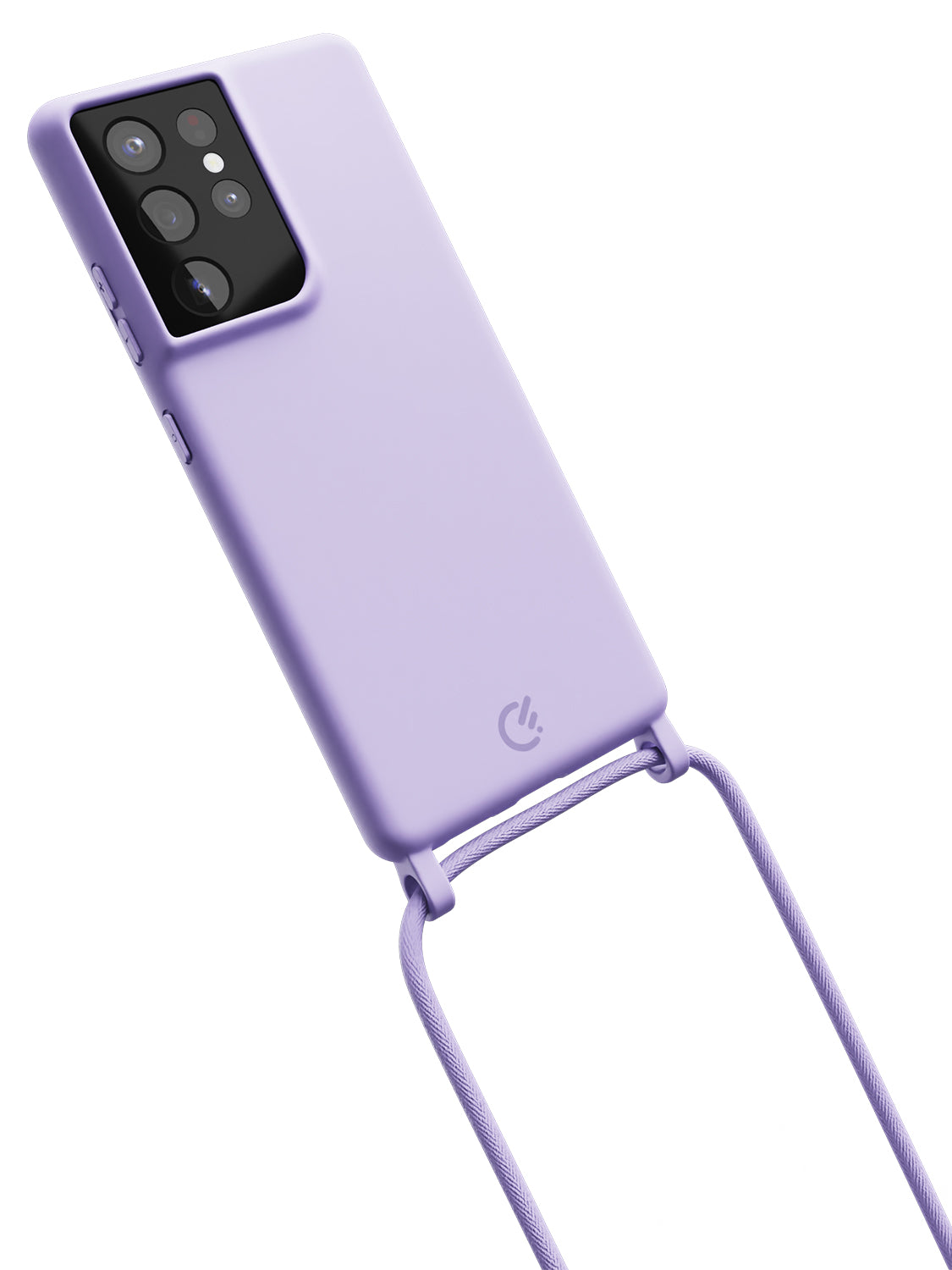 Silicon Crossbody Sling Case - Galaxy S21 Ultra (Lilac - Rope)