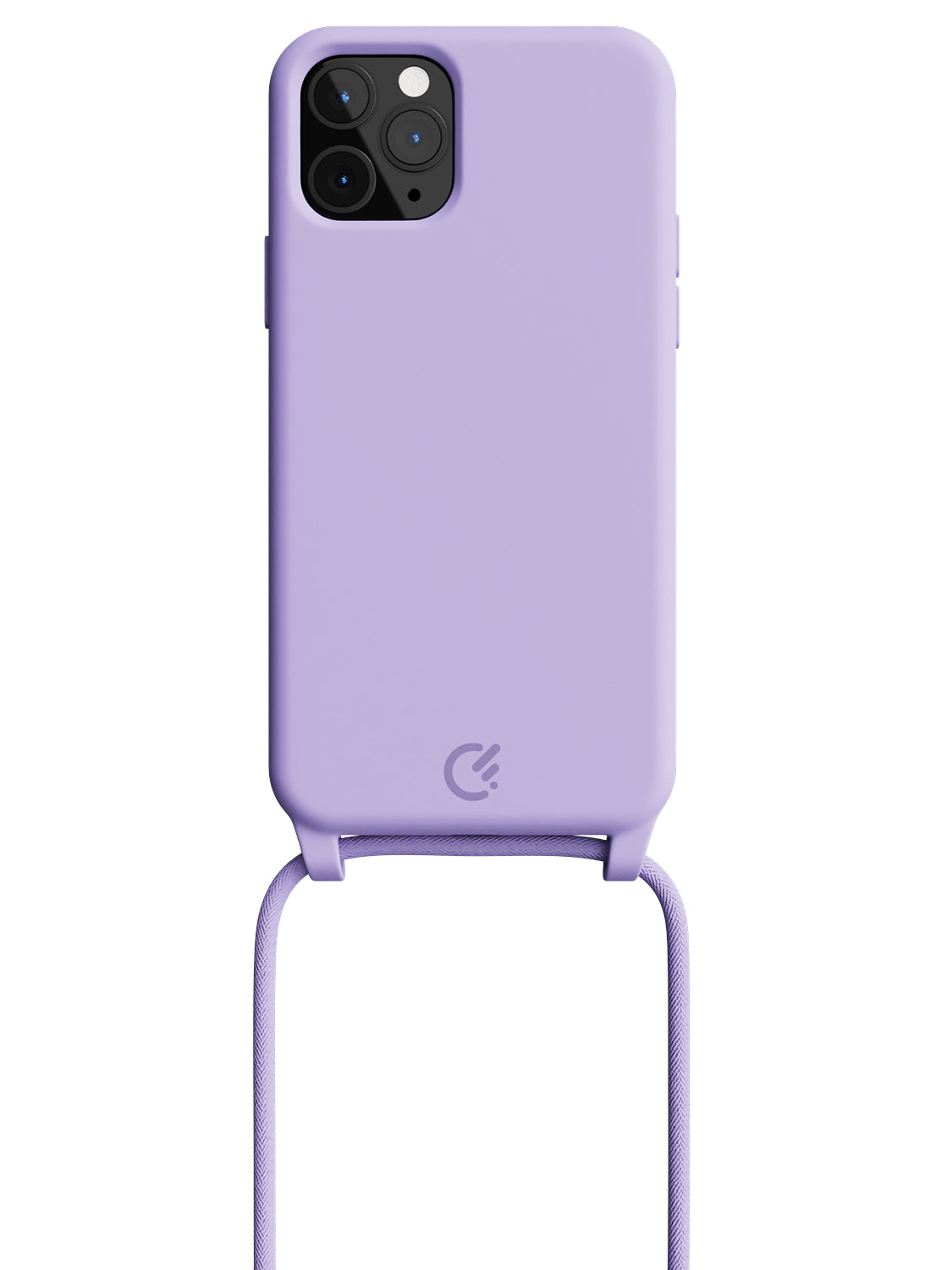 Silicon Crossbody Sling Case - iPhone 11 Pro (Lilac - Rope)