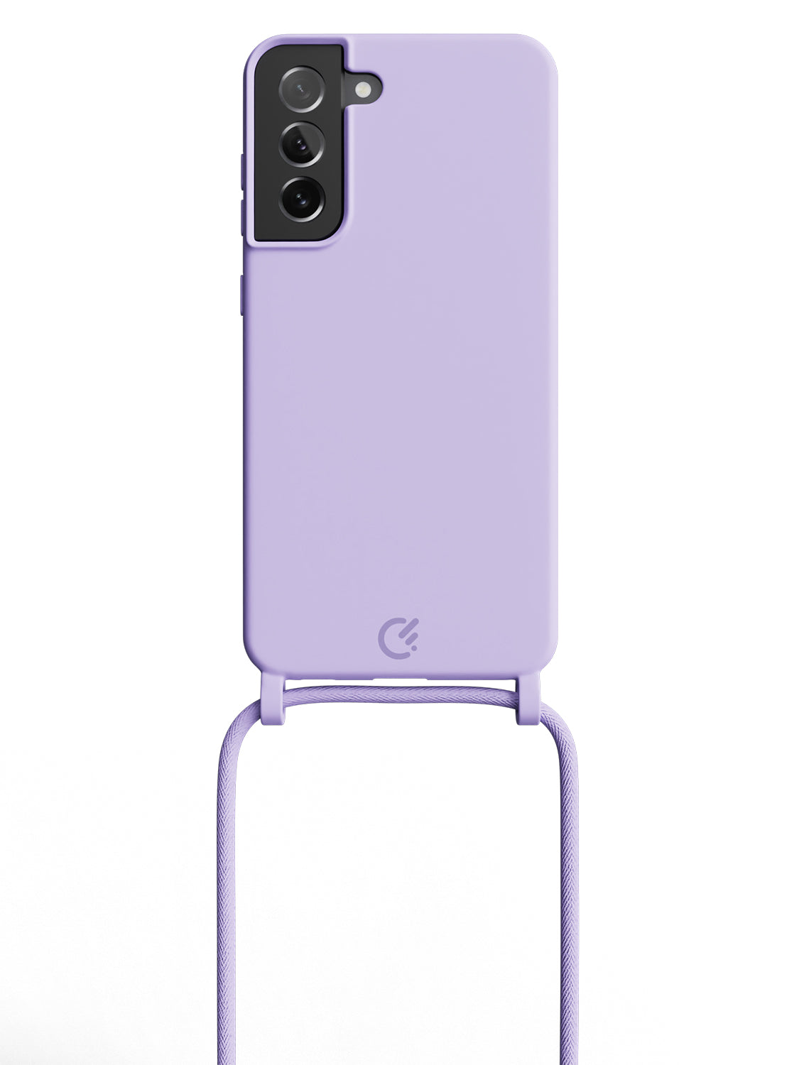 Silicon Crossbody Sling Case - Galaxy S21 FE (Lilac - Rope)