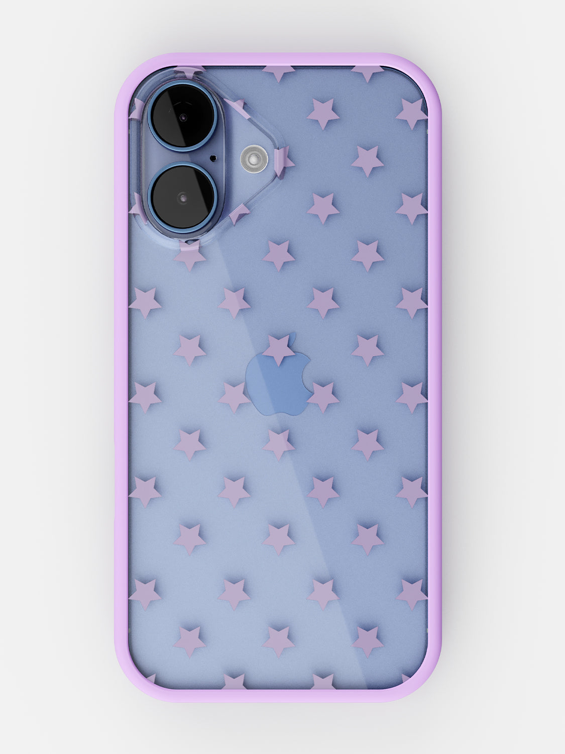 Starfield Printed Clear Case - iPhone 17 (Lilac)