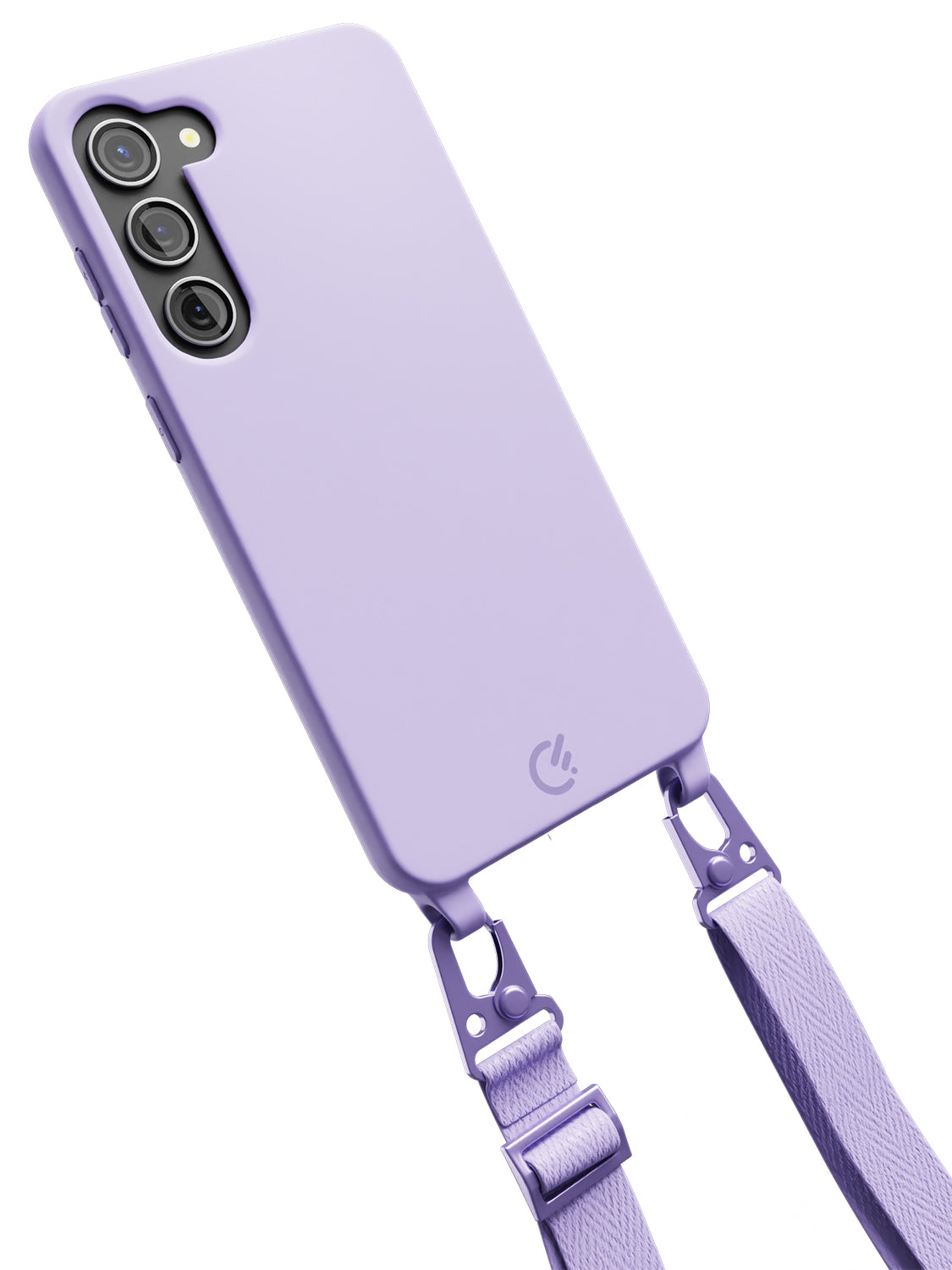 Silicon Crossbody Sling Case - Galaxy S23 Plus (Lilac - Lanyard)