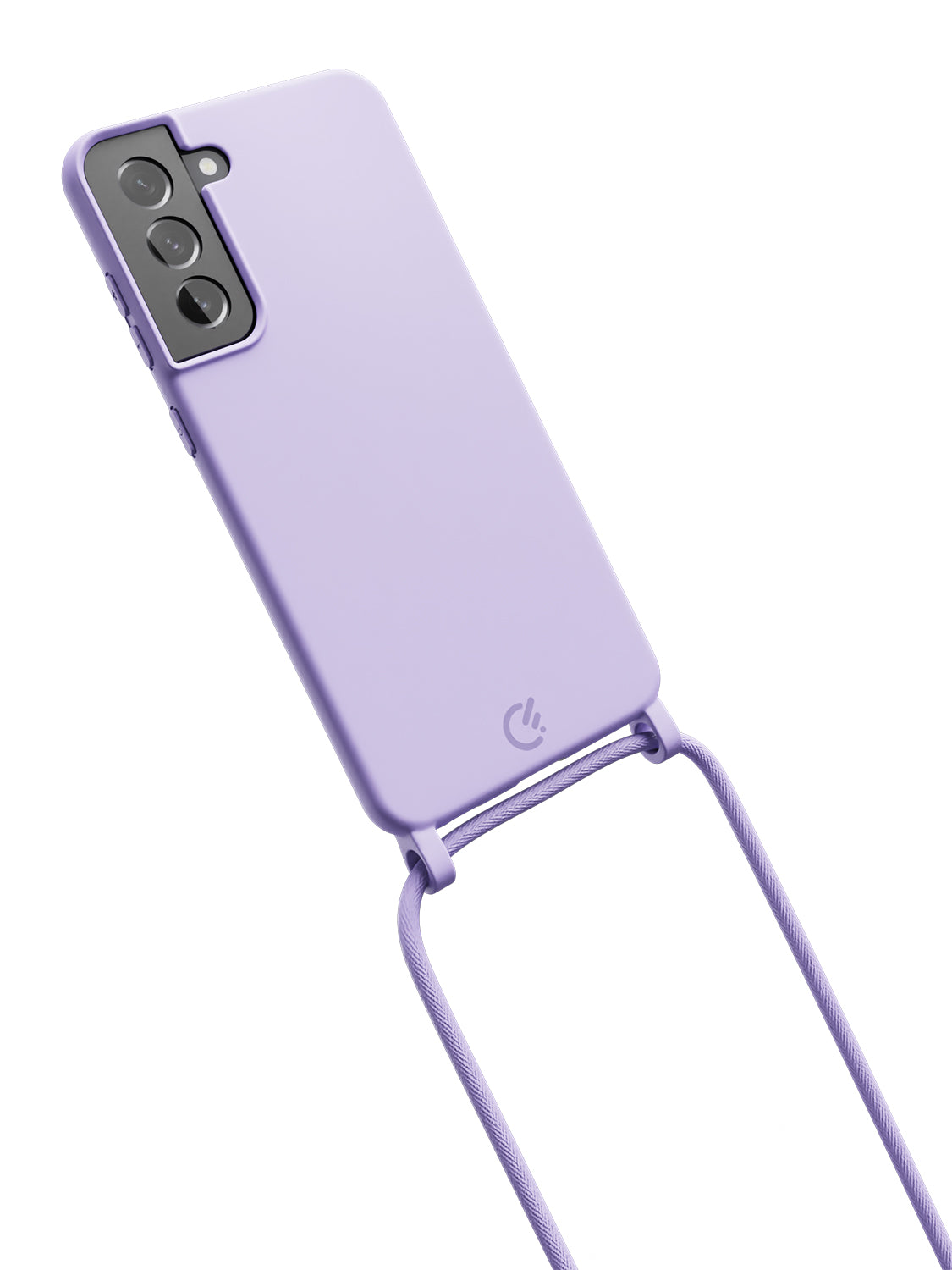 Silicon Crossbody Sling Case - Galaxy S21 FE (Lilac - Rope)