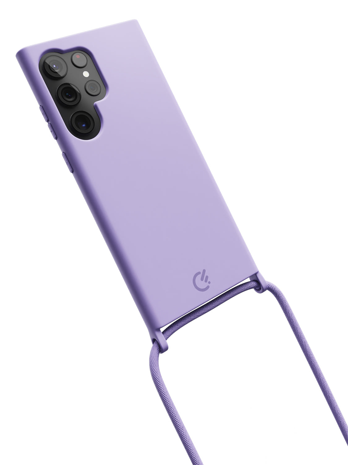 Silicon Crossbody Sling Case - Galaxy S22 Ultra (Lilac - Rope)