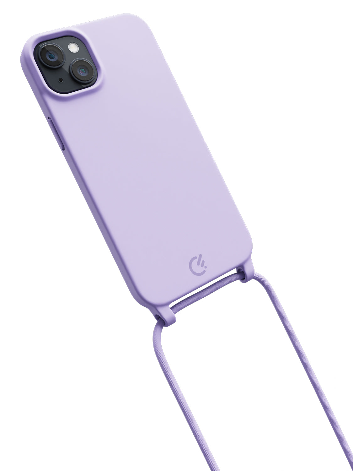 Silicon Crossbody Sling Case - iPhone 14 Plus (Lilac - Rope)