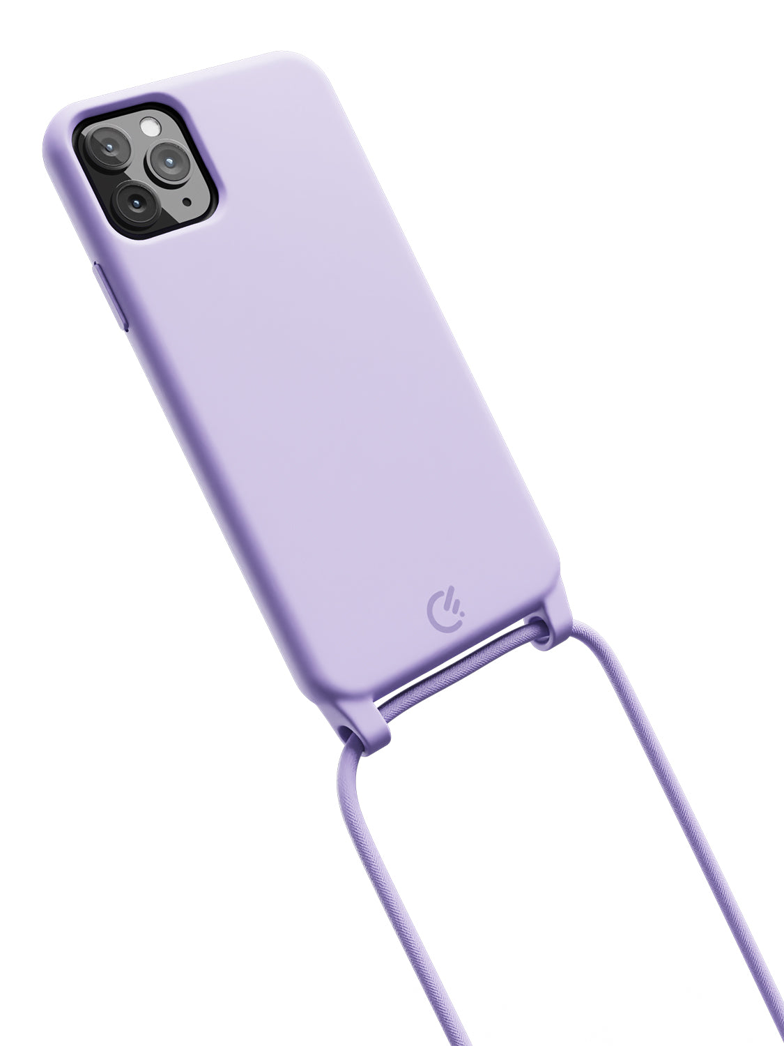 Silicon Crossbody Sling Case - iPhone 11 Pro Max (Lilac - Rope)