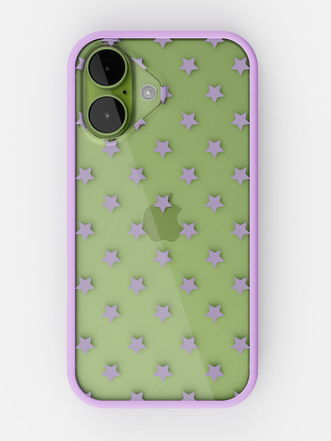 Starfield Printed Clear Case - iPhone 17 (Lilac)