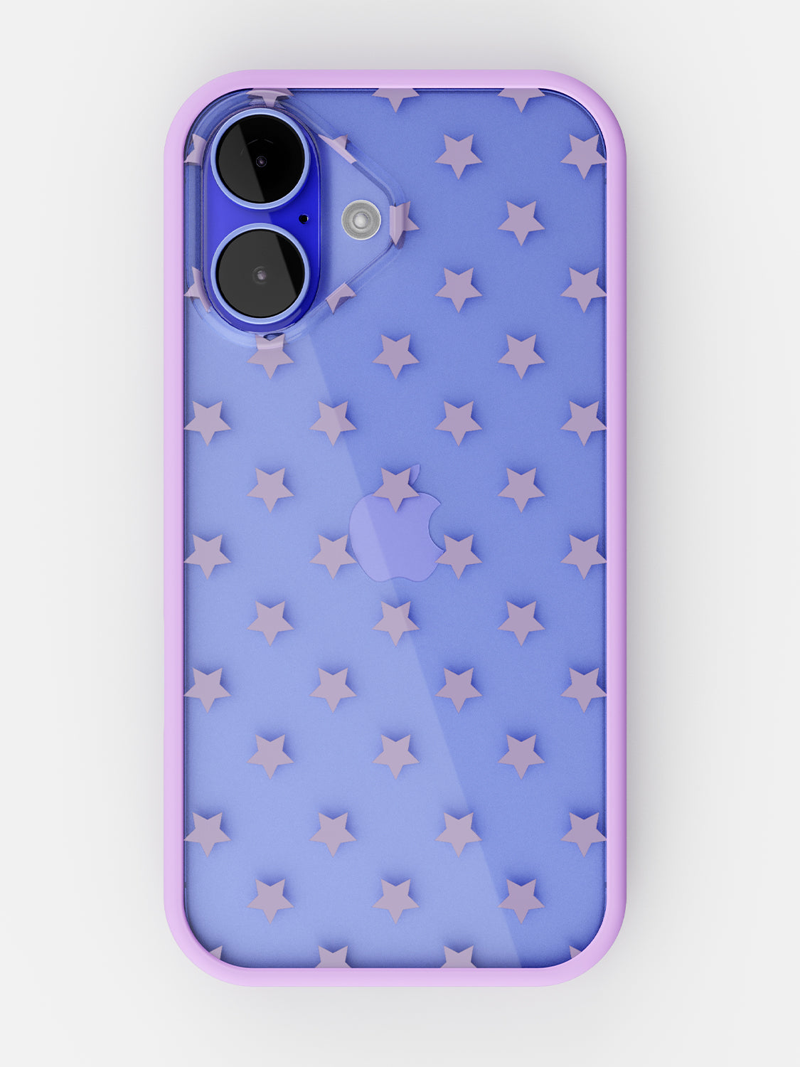 Starfield Printed Clear Case - iPhone 16 (Lilac)