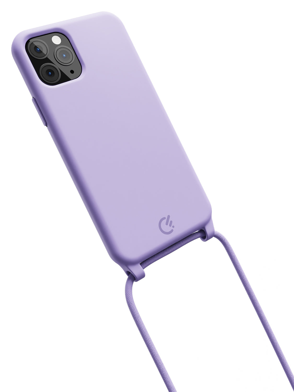 Silicon Crossbody Sling Case - iPhone 11 Pro (Lilac - Rope)