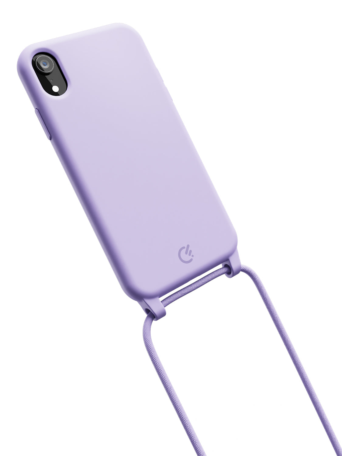 Silicon Crossbody Sling Case - iPhone XR (Lilac - Rope)