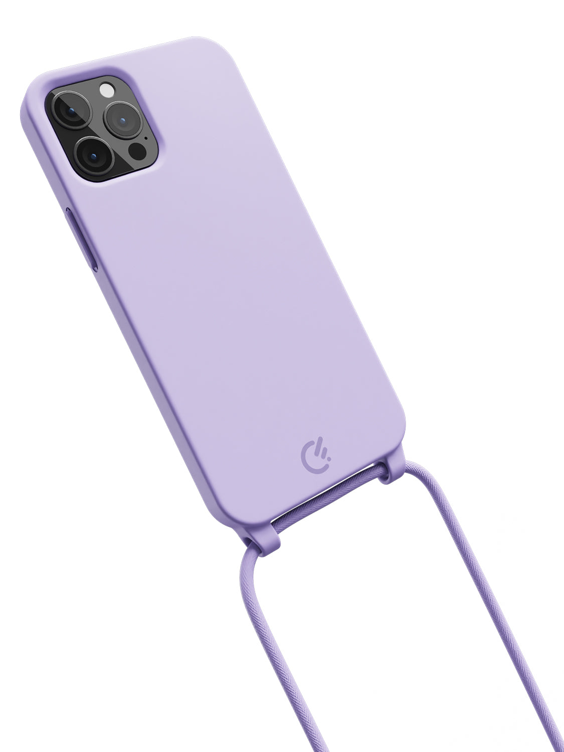 Silicon Crossbody Sling Case - iPhone 12 Pro (Lilac - Rope)