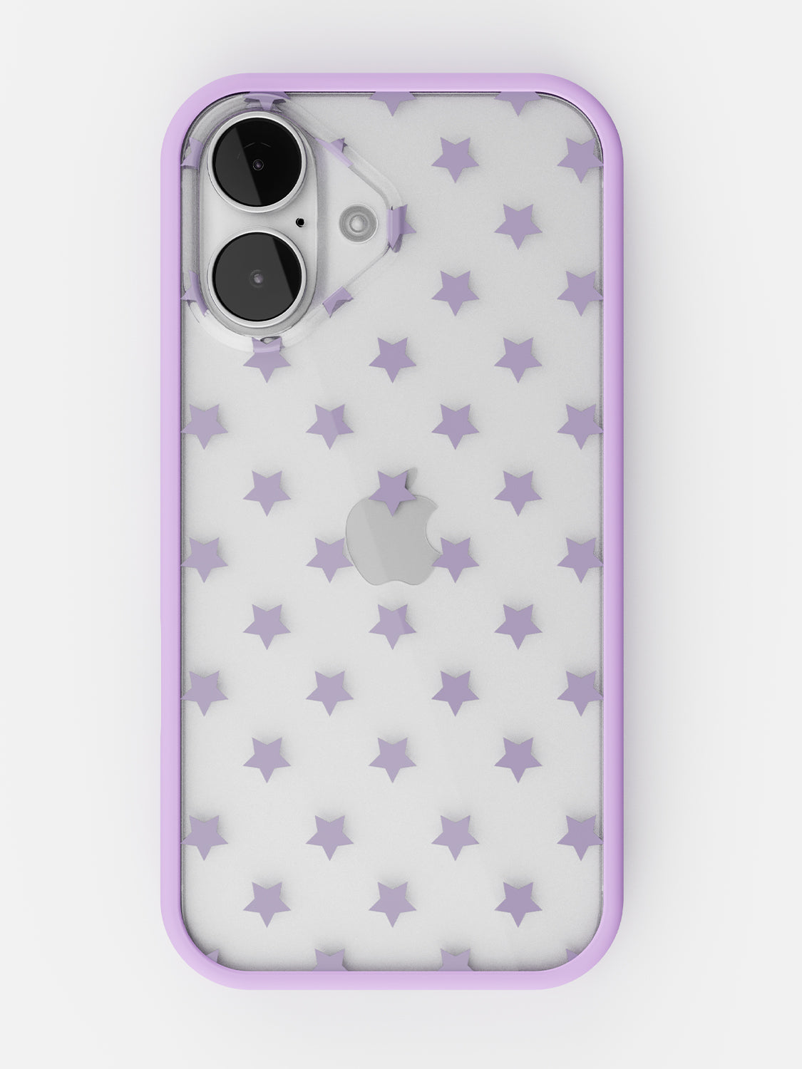 Starfield Printed Clear Case - iPhone 17 (Lilac)