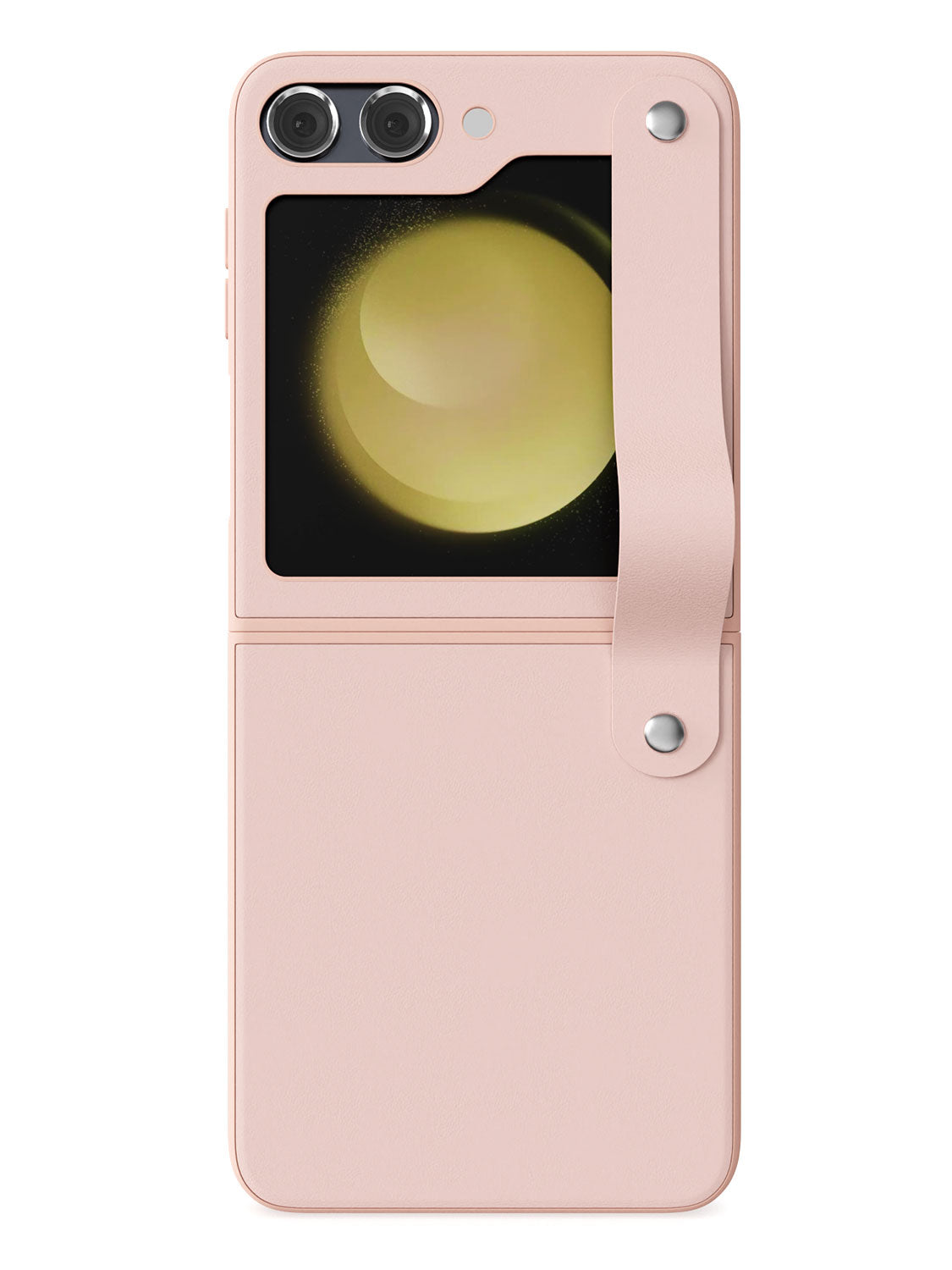 Leather Case with Carrying Loop - Samsung Galaxy Z Flip5 5G (Peach)