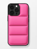 iPhone 13 Pro Pink Puffer Case