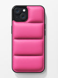 iPhone 14 Pink Puffer Case