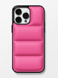 iPhone 14 Pro Max Pink Puffer Case