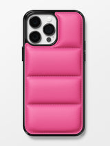 iPhone 14 Pro Max Pink Puffer Case