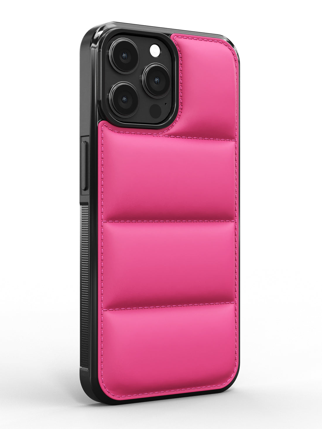 iPhone 13 Pro Max Pink Puffer Case