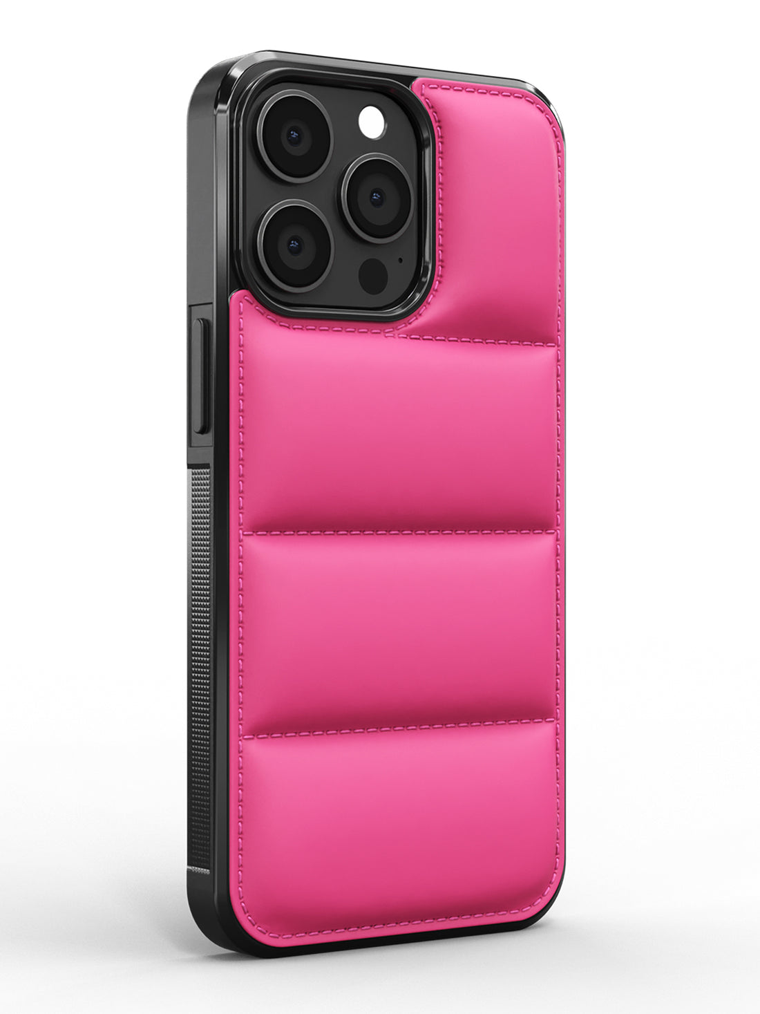 iPhone 13 Pro Pink Puffer Case