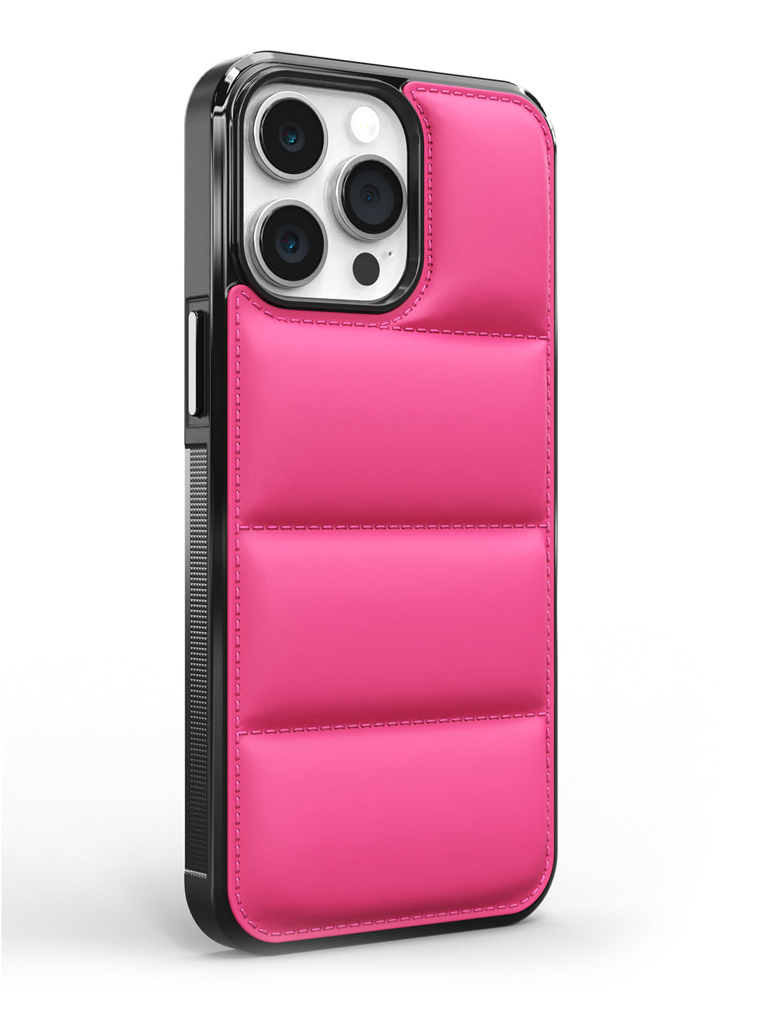 iPhone 14 Pro Max Pink Puffer Case