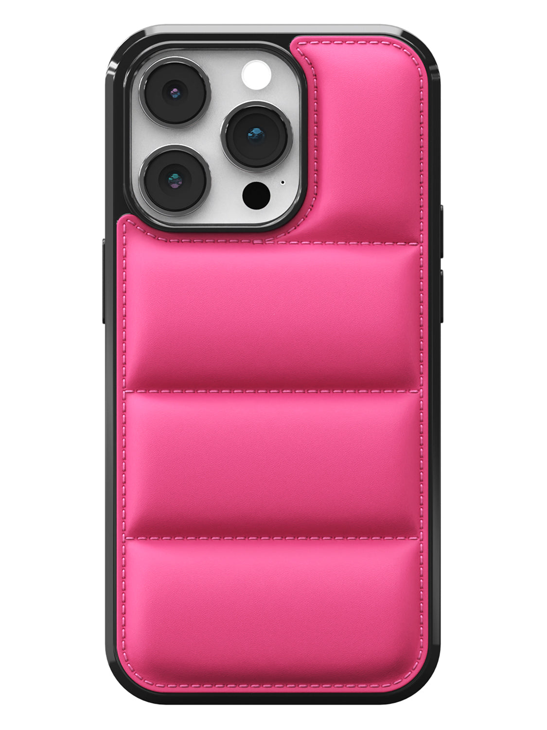 Customise Puffer Case 2.0 - iPhone 14 Pro (Hot Pink)