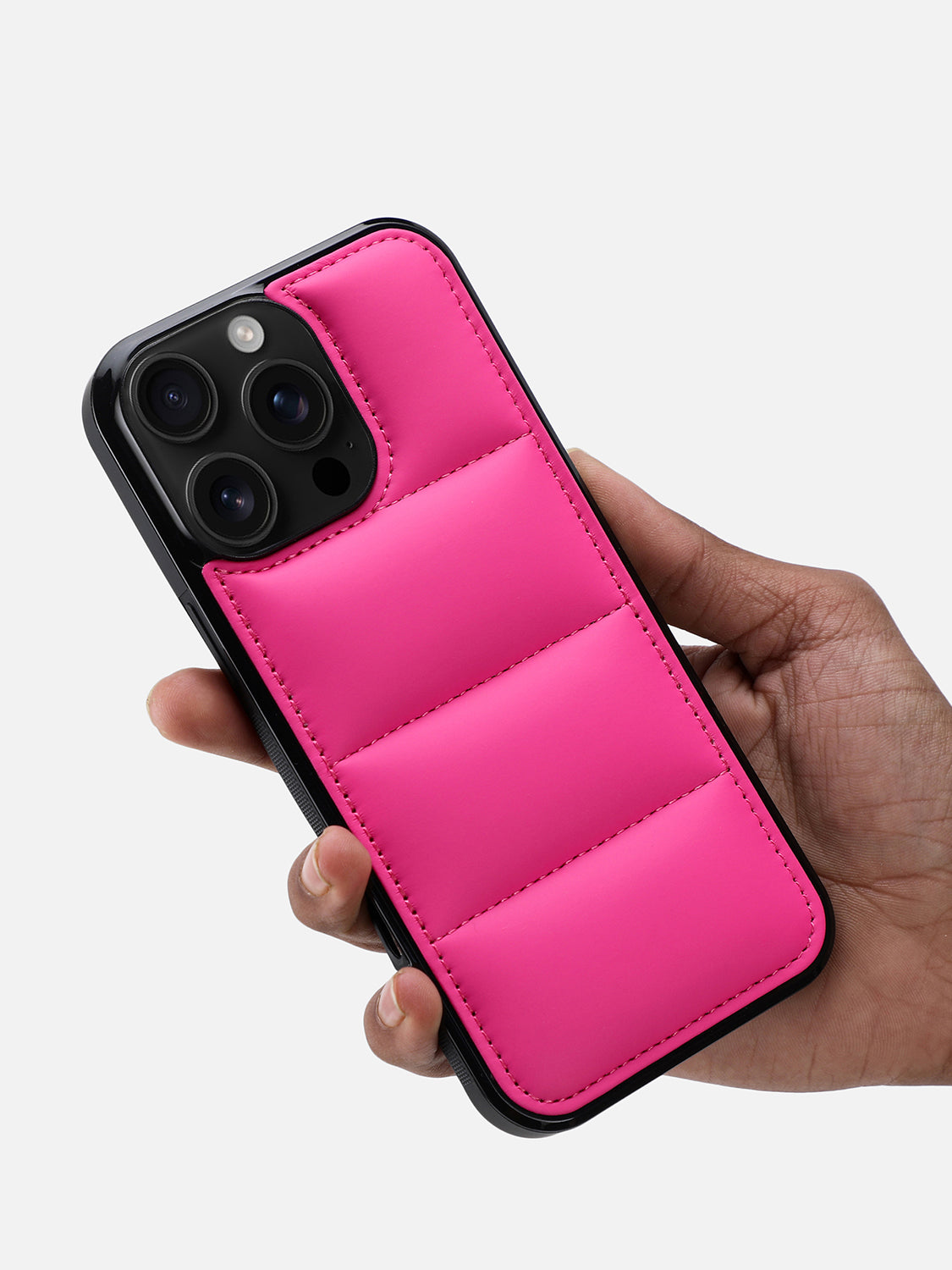 Puffer Case 2.0 - iPhone 16 Pro (Hot Pink)