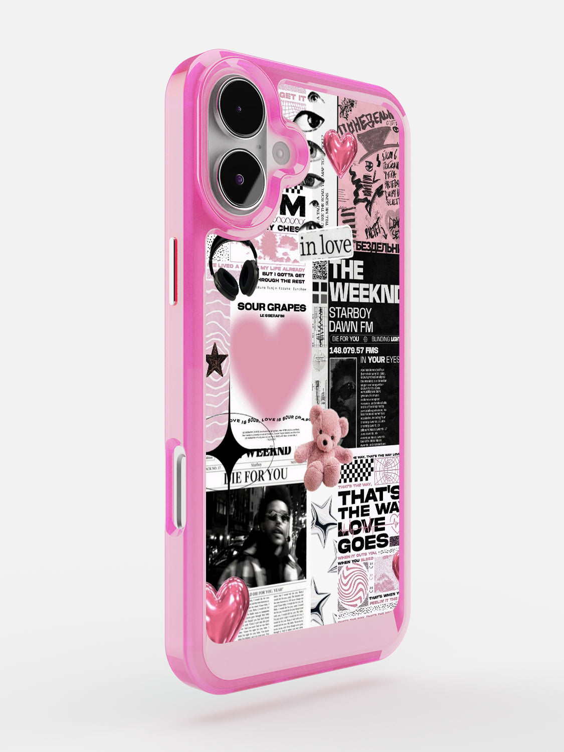 Starboy Clear Case - iPhone 16 Plus (Pink)