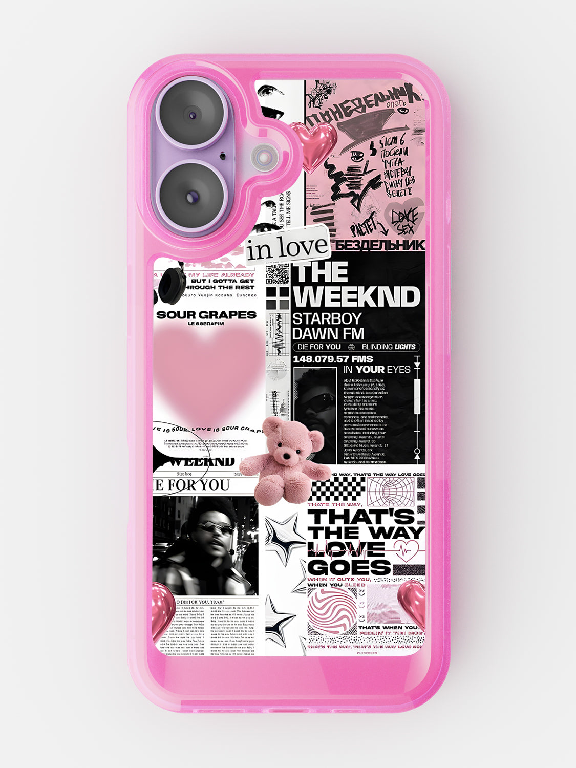 Starboy Clear Case - iPhone 17 (Pink)