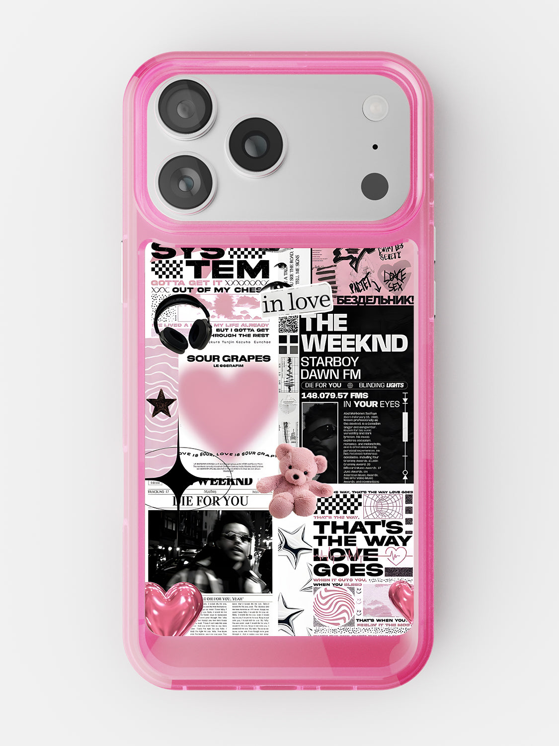 Starboy Clear Case - iPhone 17 Pro (Pink)