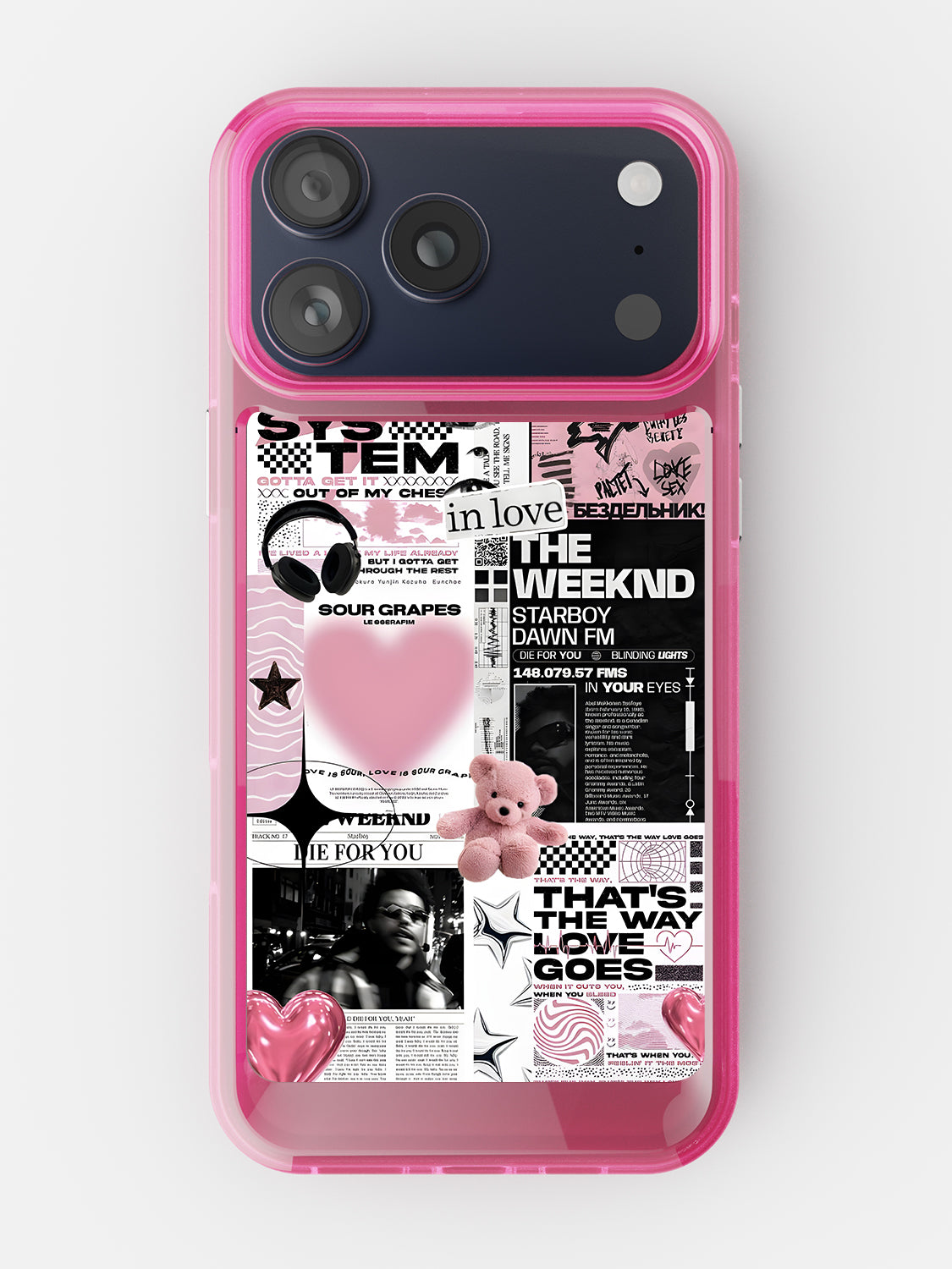 Starboy Clear Case - iPhone 17 Pro (Pink)