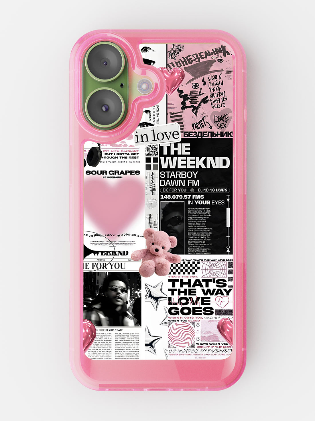 Starboy Clear Case - iPhone 17 (Pink)