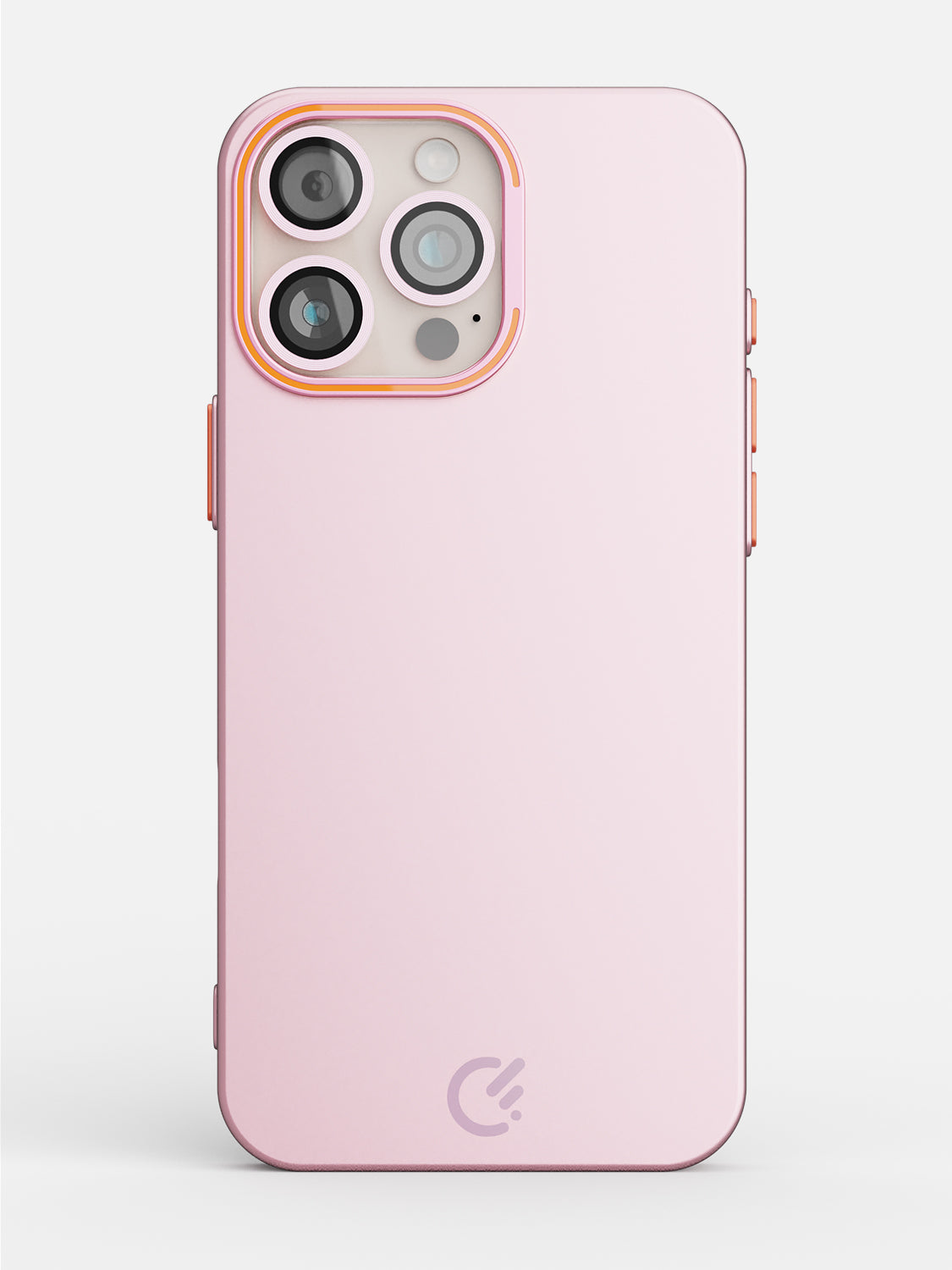 Solid Shade Snap Hard Case with Lens Guard & Stand - iPhone 16 Pro Max (Pink)